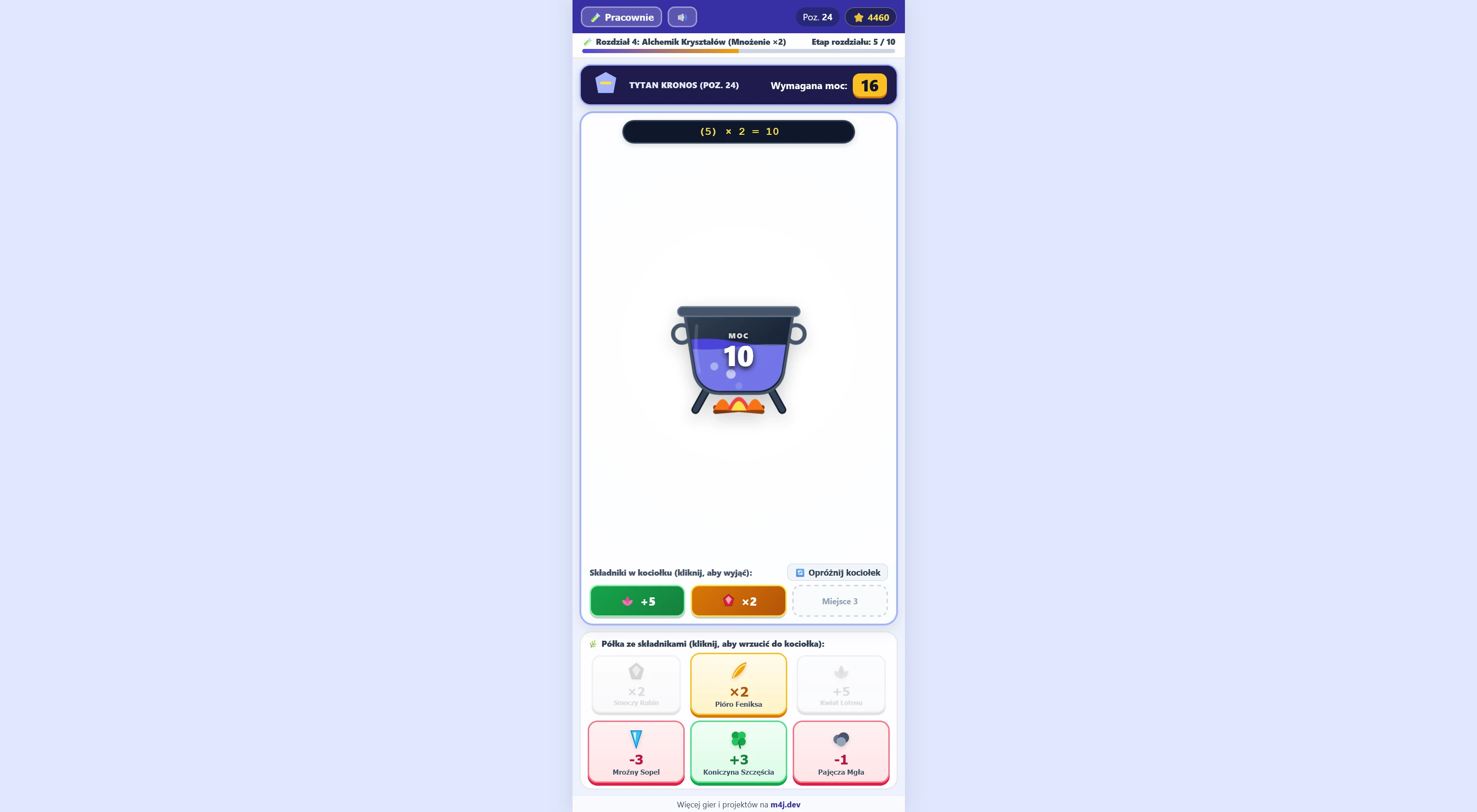 Alchemist: Number Lab game screenshot