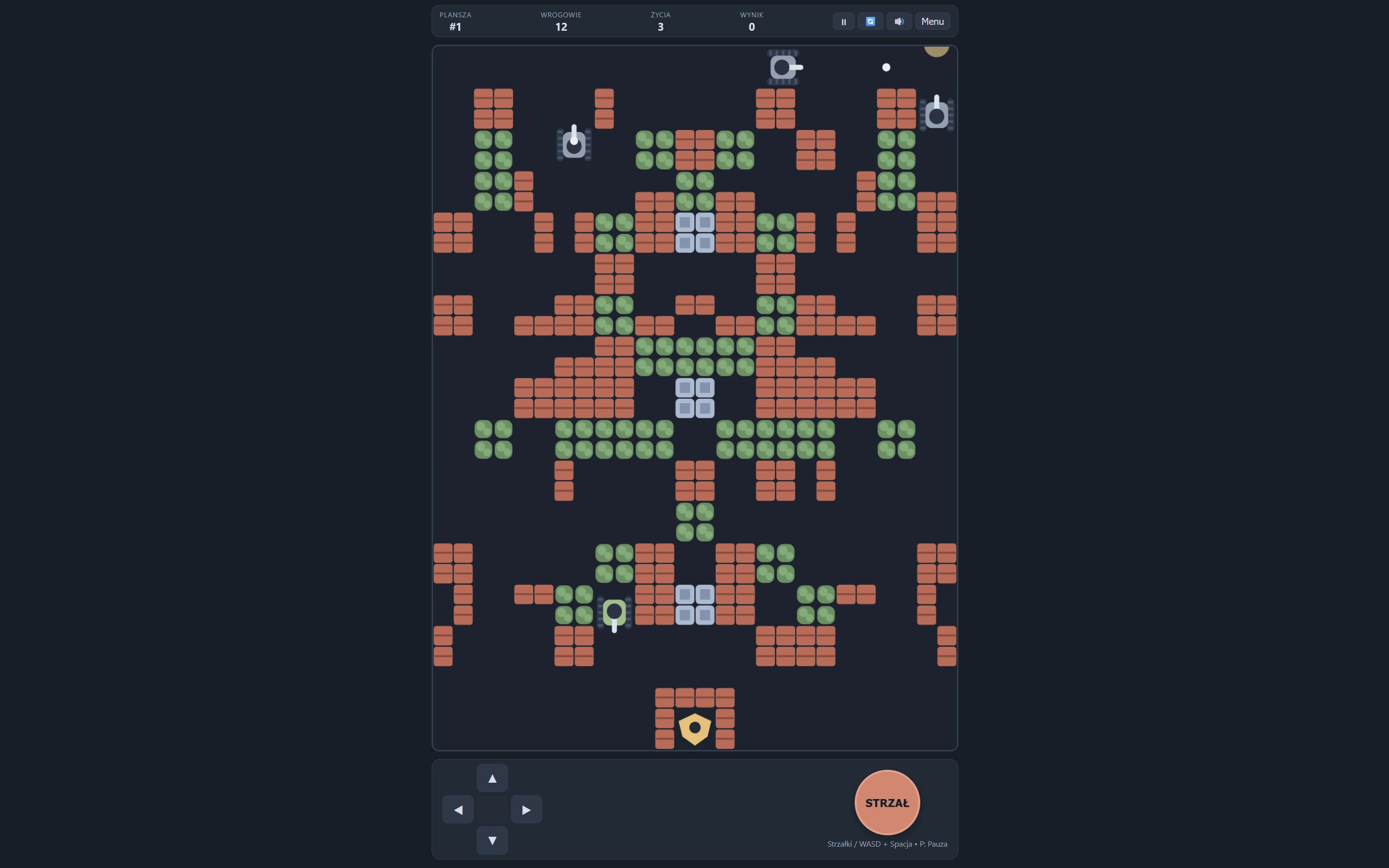 Tanks: Eagle Defense game screenshot